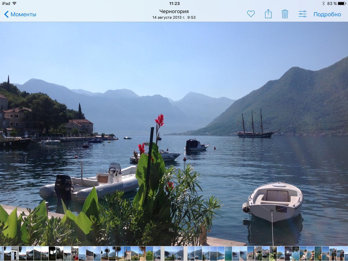 Be happy in Perast Appartement Buitenkant foto