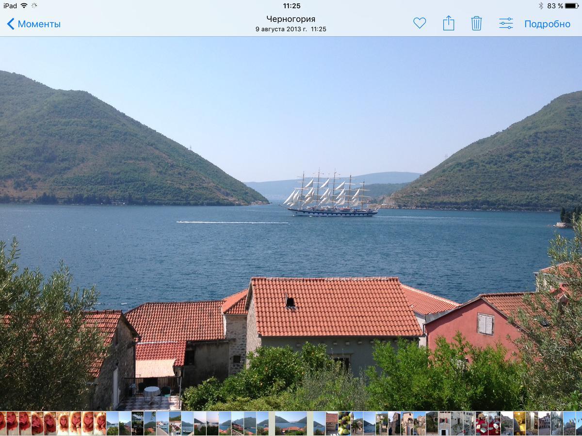 Be happy in Perast Appartement Buitenkant foto